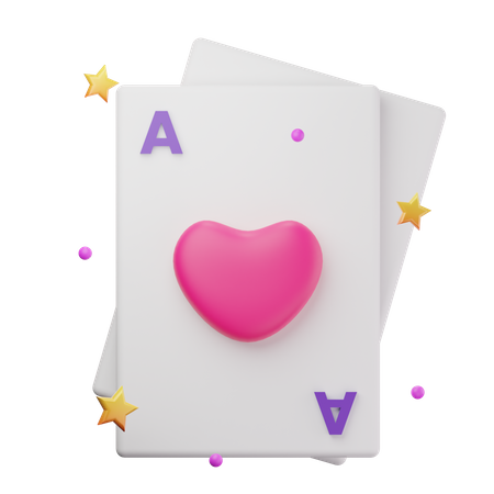 Poker Cards  3D Illustration