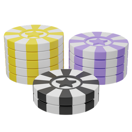 Poker Chip  3D Icon