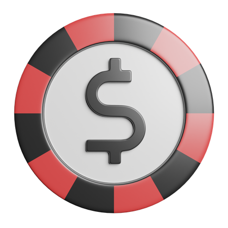 Poker Chip  3D Icon