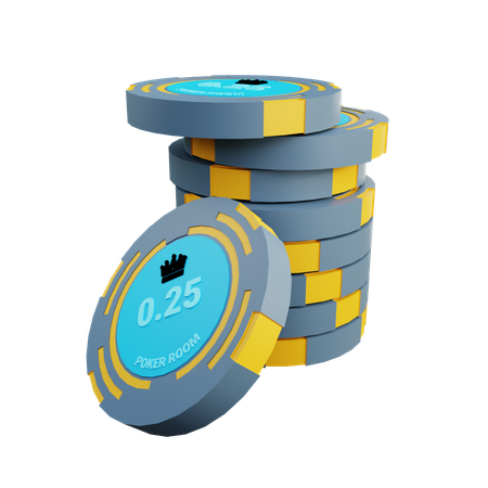 Poker Chip  3D Icon