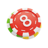 3d casino game logo