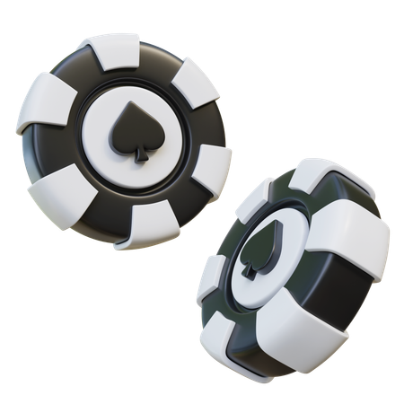 Poker Chips  3D Icon