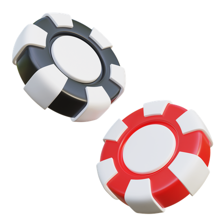 Poker Chips  3D Icon
