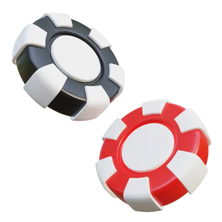 Poker Chips  3D Icon