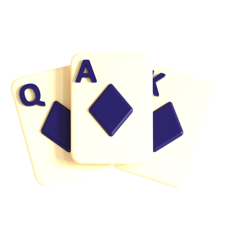 Poker Playing Cards  3D Icon