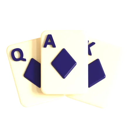 Poker Playing Cards  3D Icon