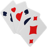 poker playing cards emoji 3d
