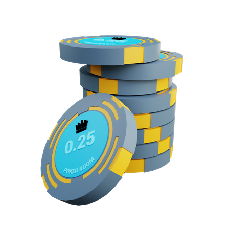 Poker Chip  3D Icon