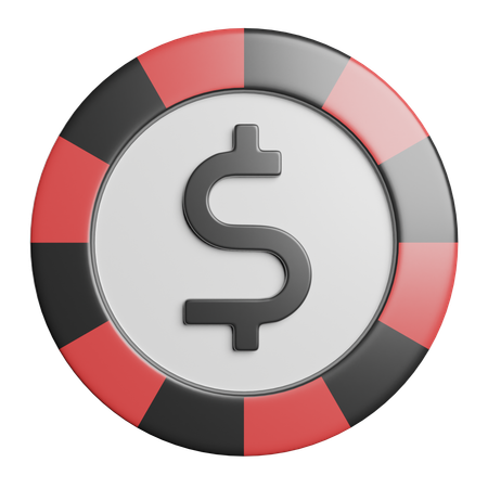 Poker Chip  3D Icon