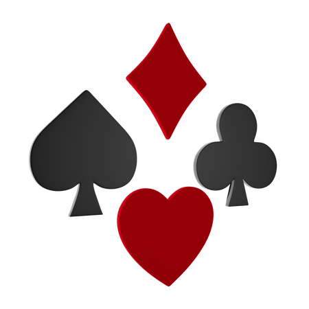 Pokerkarte  3D Icon