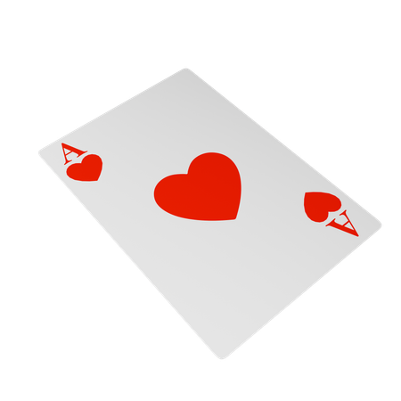 Pokerkarte  3D Icon