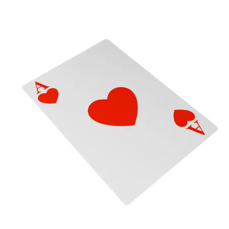 Pokerkarte  3D Icon