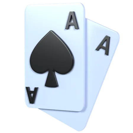 Pokerkarte  3D Illustration