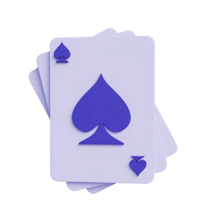 Pokerkarte  3D Icon