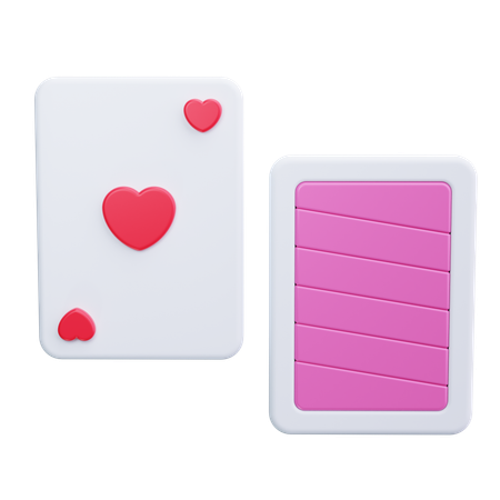 Pokerkarten  3D Icon