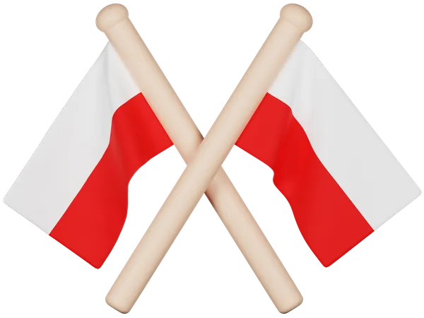 Poland Flag  3D Icon