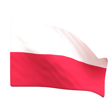 Poland Flag  3D Icon