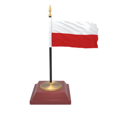 Poland flag  3D Icon