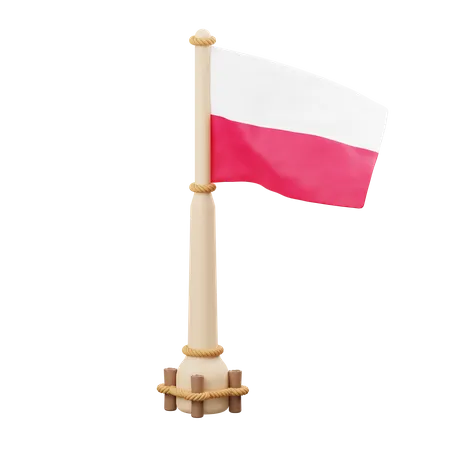 Poland Flag  3D Icon