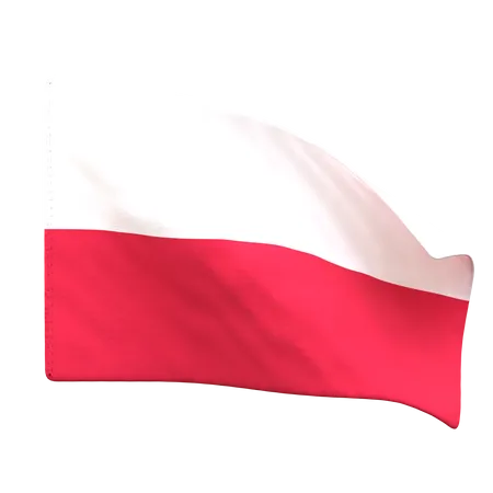 Poland Flag  3D Icon