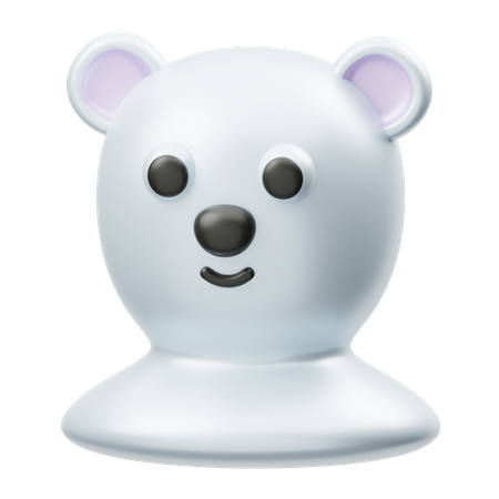 Polar Bear  3D Illustration