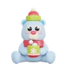 Polar Bear With Gift Box