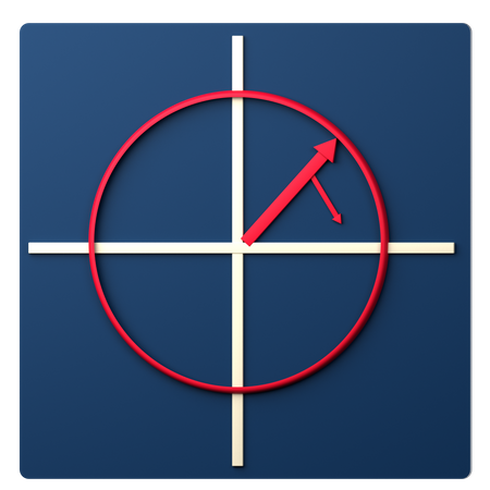 Polarisation circulaire gauche  3D Icon