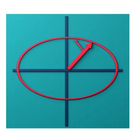 Polarisation elliptique droitier  3D Icon