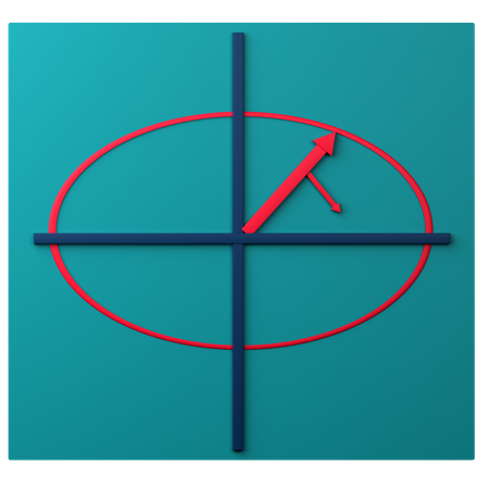 Polarisation elliptique gaucher  3D Icon