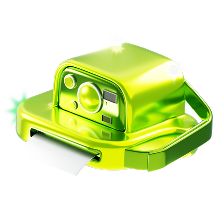 폴라로이드 카메라  3D Icon