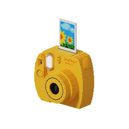 Polaroid Camera  3D Illustration