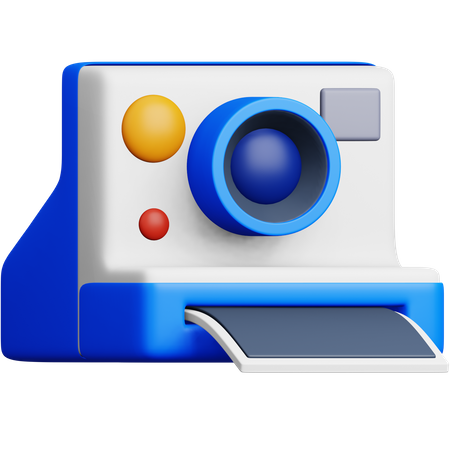 Polaroid Camera  3D Icon