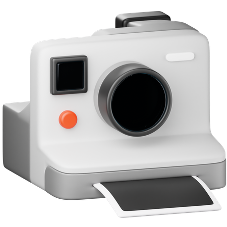 Polaroid Camera  3D Icon