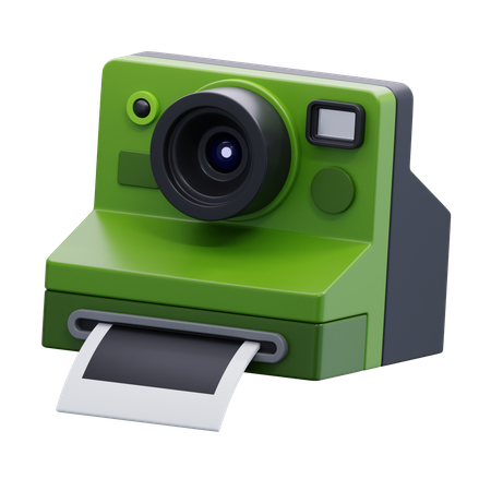 Polaroid Camera  3D Icon