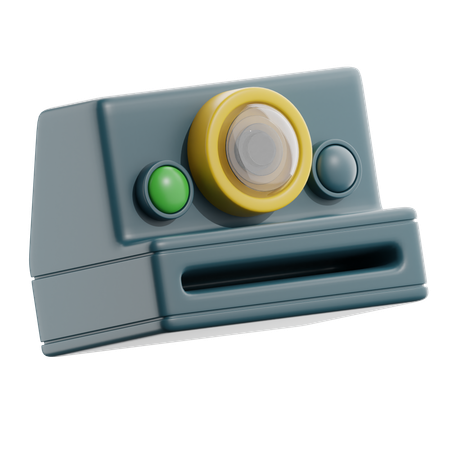 Polaroid Camera  3D Icon