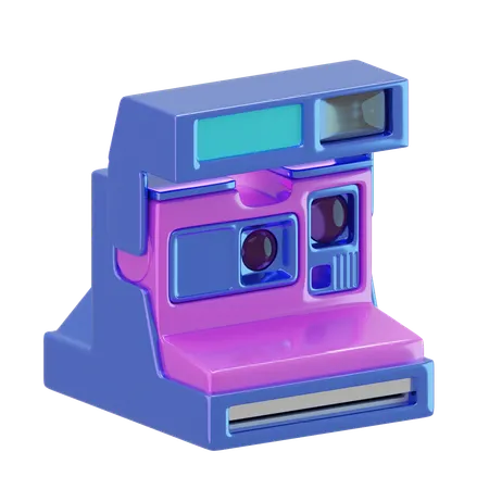 Polaroid Camera  3D Icon