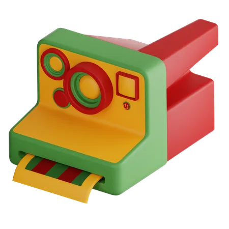 Polaroid Camera  3D Icon