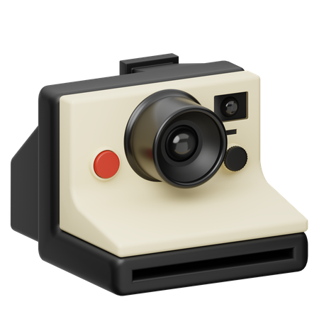 Polaroid Camera  3D Icon