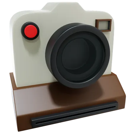 Polaroid Camera  3D Icon