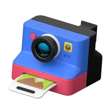 Polaroid Camera  3D Icon