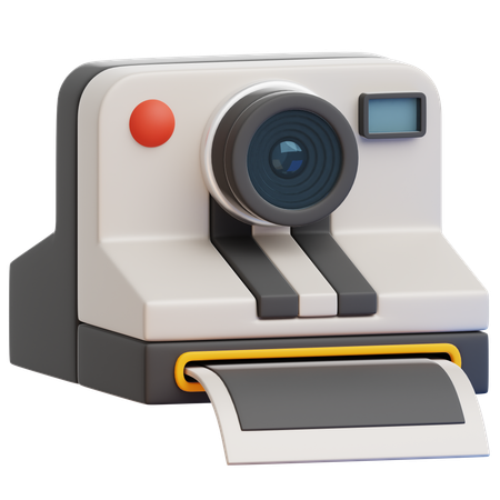 Polaroid Camera  3D Icon