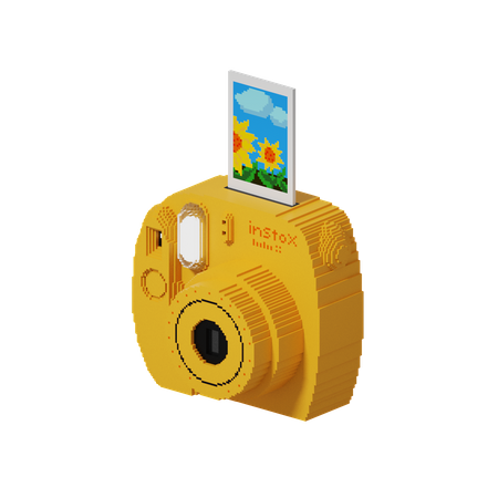 Polaroid Camera  3D Icon