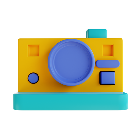 Polaroid Camera  3D Icon