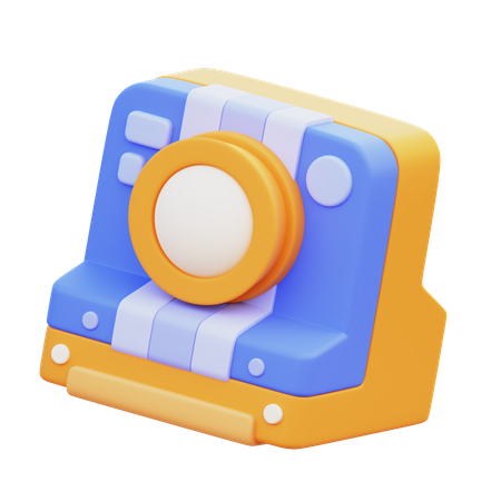 Polaroid Camera  3D Icon