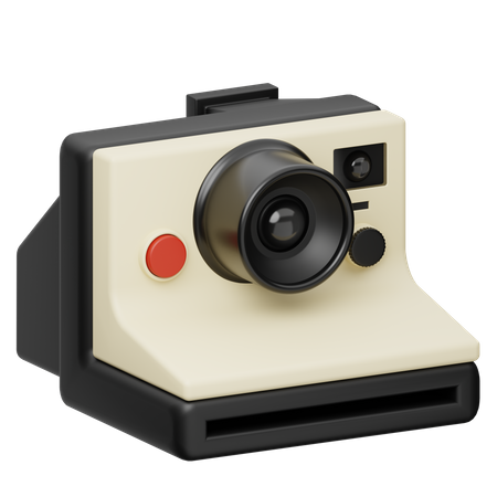 Polaroid Camera  3D Icon