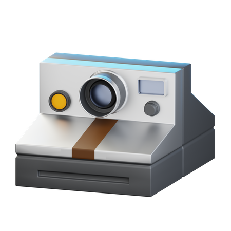 Polaroid Camera  3D Icon