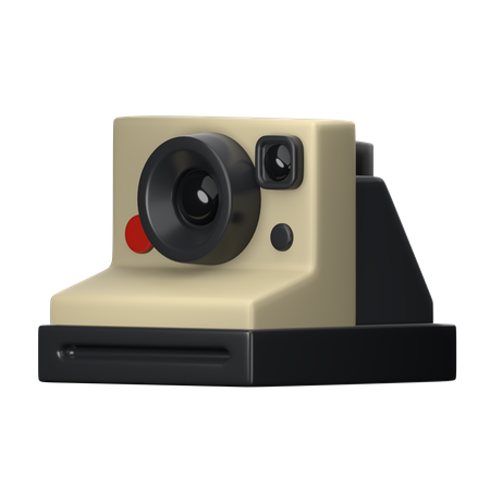 Polaroid Camera  3D Icon