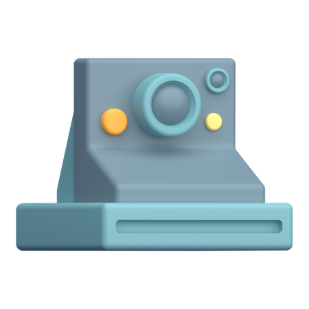 Polaroid Camera  3D Icon