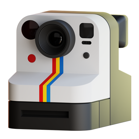 Polaroid Camera  3D Icon