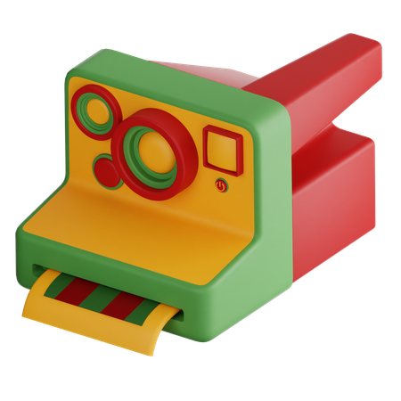 Polaroid Camera  3D Icon